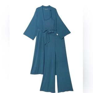 Victoria's Secret 3 piece modal Teal Lounge set xl/xxl